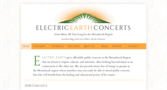 Desktop Screenshot of electricearthconcerts.org